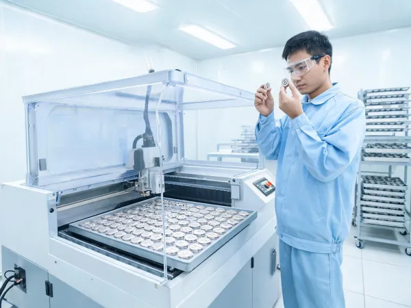 Small manufacturer engraving branded product components